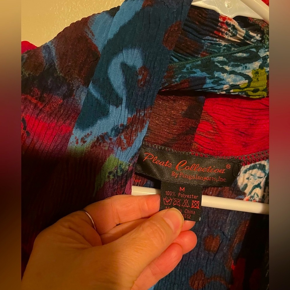Pleats Collection Multicolored Cardigan - Picture 3 of 4